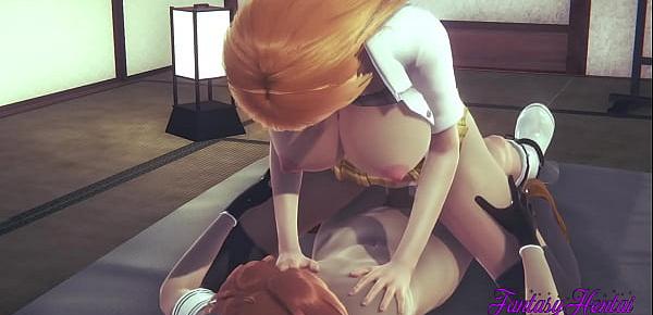  Bleach Hentai 3D - Orihime enjoys being fucked and being cumed inside her pussy